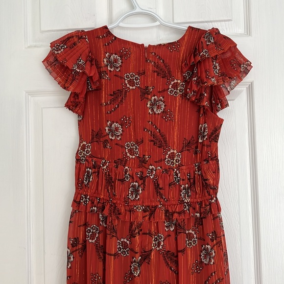 Ann Taylor shimmery floral maxi dress - Picture 4 of 4